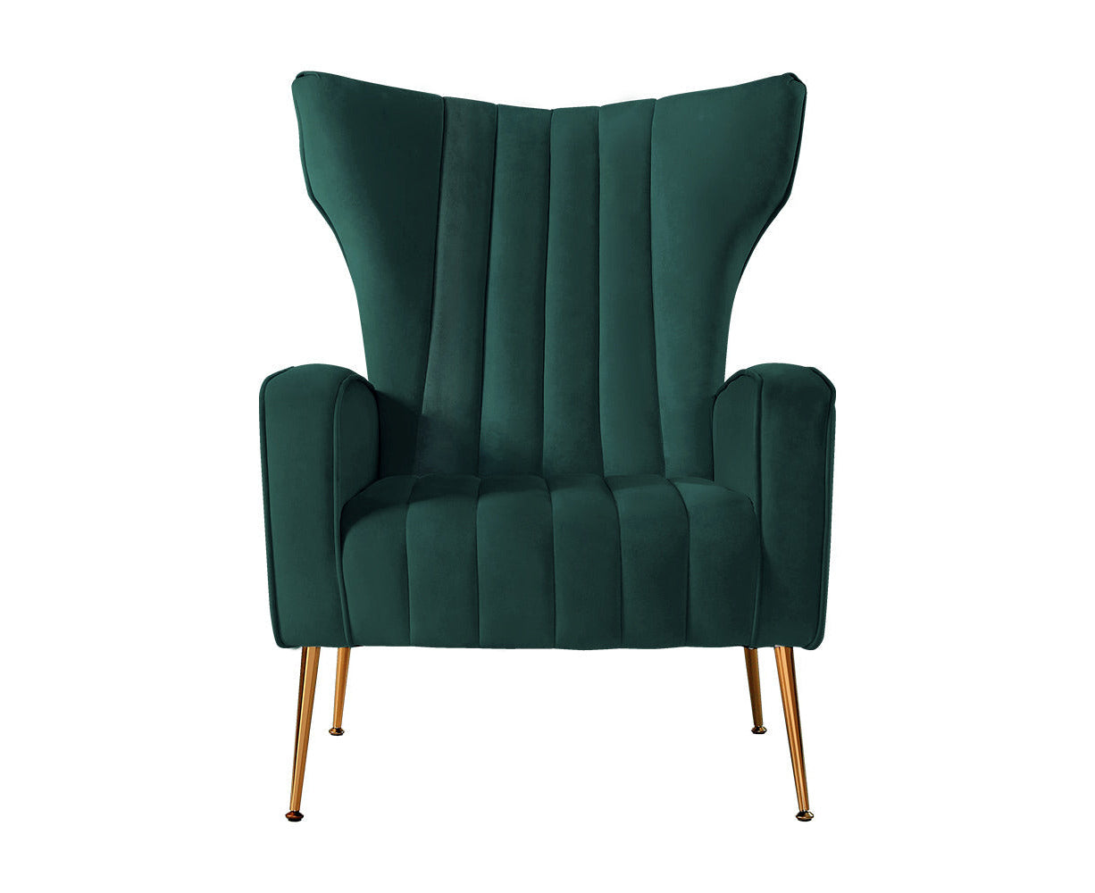 Armchair Green Velvet Kate