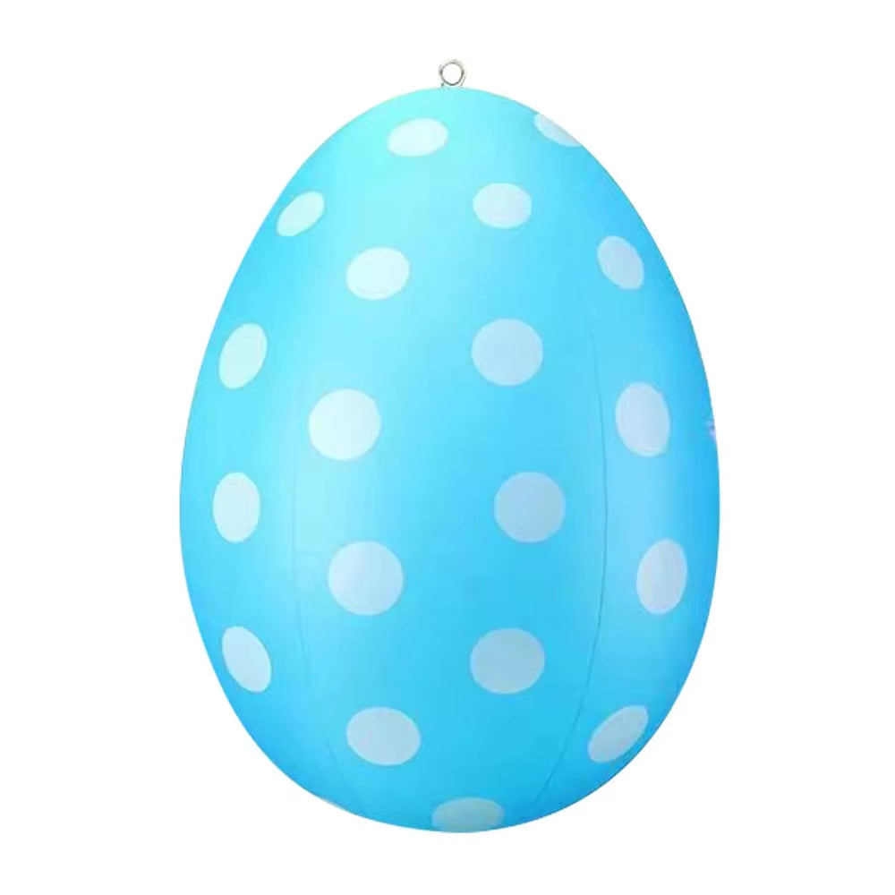 16 Inch Giant Egg Easter Inflatable Ball Outdoor Inflatable Easter Ornament Home Garden Easter Decoration 2024