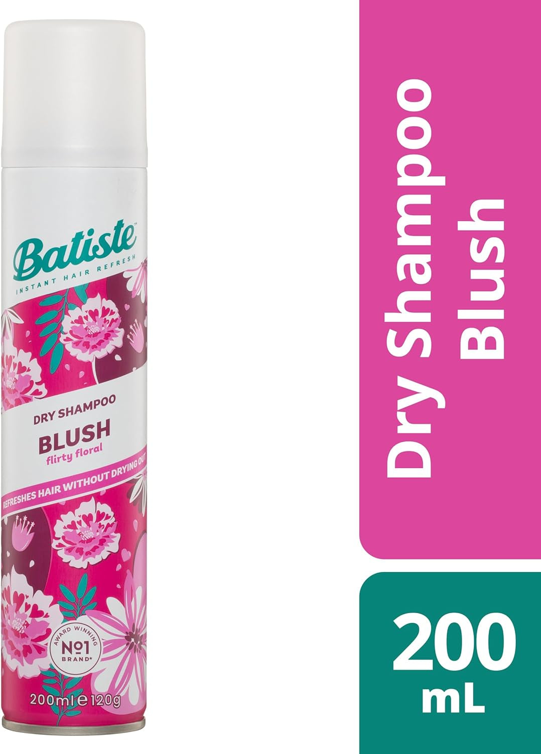 Blush Dry Shampoo - Feminine & Powerful Scent - Quick Refresh for All Hair Types - Revitalizes Oily Hair - with Keratin - Sulfate Free - Hair Care - Hair & Beauty Products - 200ML