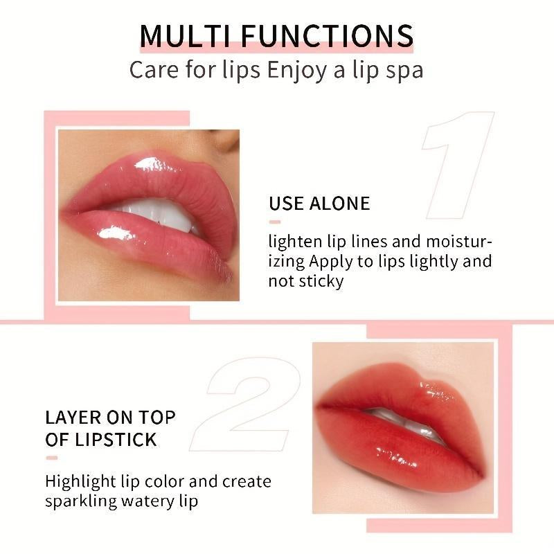 Hydrate Lip Oil, Summer Long Lasting Tinted Lip Gloss, Hydrating Glossy Lip Glaze, Plumping Lipstick Hydrating Lip Moisturizer for Music Festival, Cosmetic Gifts