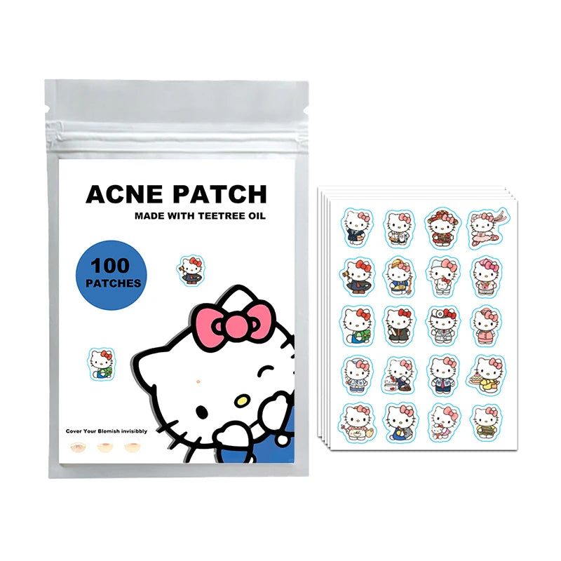 100PCS Sanrio Hello Kitty Cat Repair Acne Patch