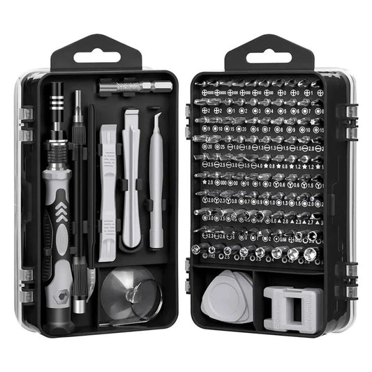 115 in 1 Precision Screwdriver Set, Super Durable Mini Professional Magnetic Repair Tool Kit, Small Screwdriver for Phone, Computer, Watch, Laptop, Macbook, Eyeglass, Electronic