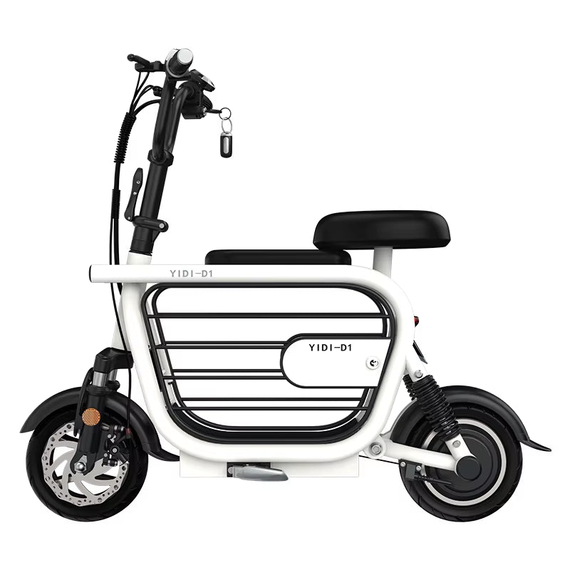 Electric Motorcycle Mini Small Electric Scooter Electric Scooter with per Carrier