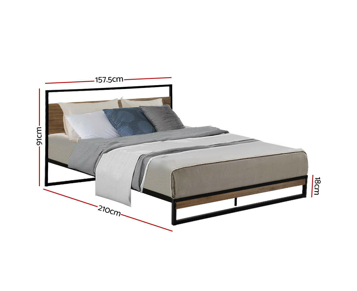 Bed Frame Queen Size Metal Frame DANE