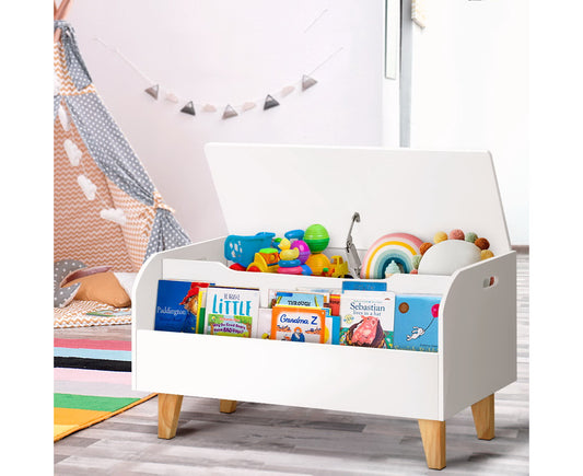 Kids Toy Box Chest Bookshelf Storage Children Bookcase Organiser Display