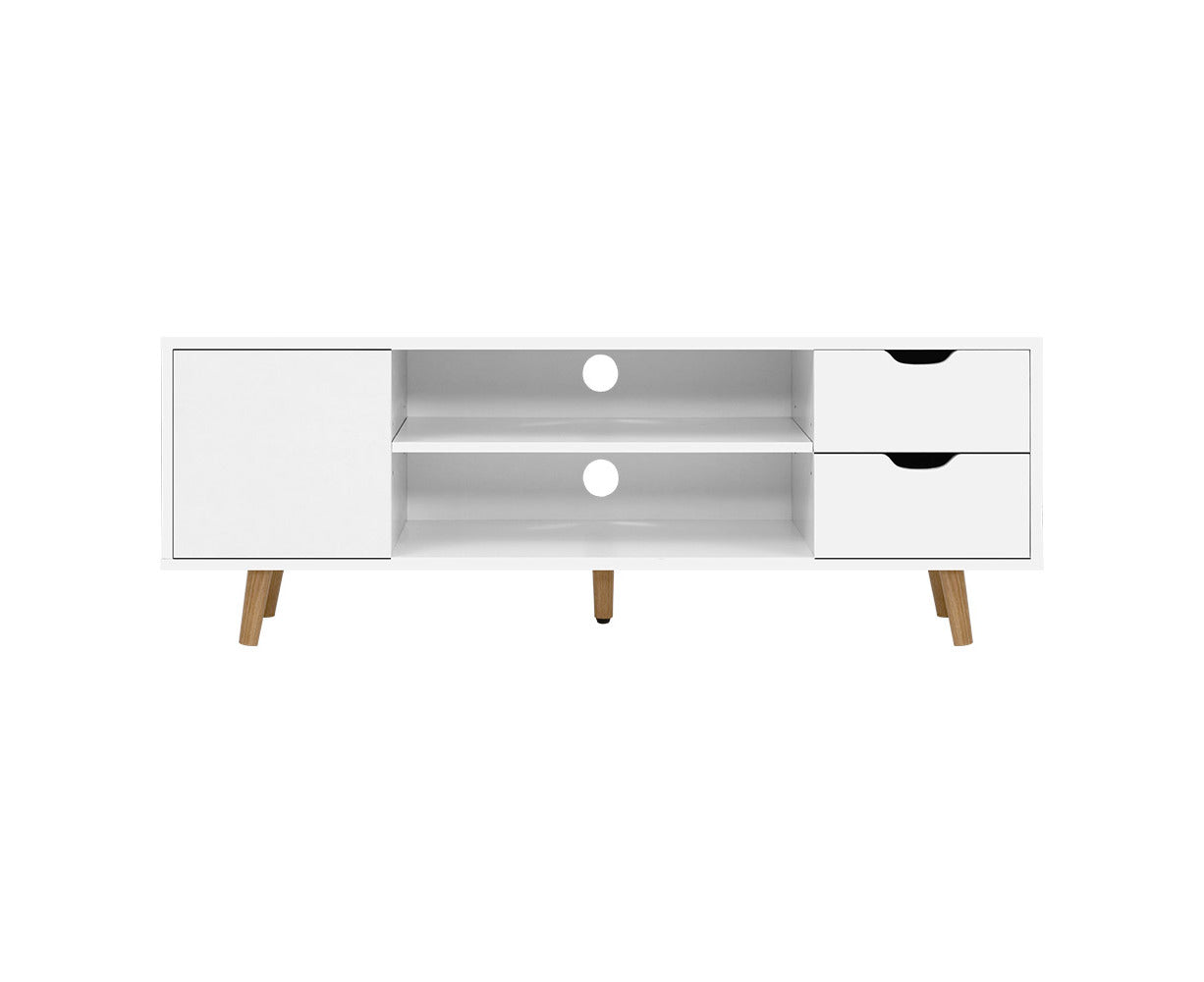 TV Cabinet Entertainment Unit 120Cm White Larin