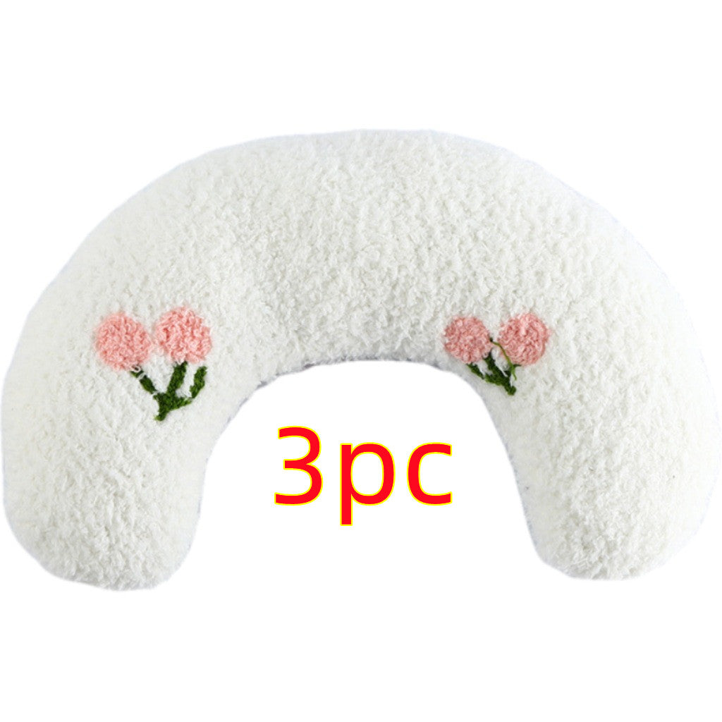 Little Pillow for Cats Fashion Neck Protector Deep Sleep Puppy U-Shaped Pillow Pets Pillow Kitten Headrest Dog Sleeping Pillow Pet Products