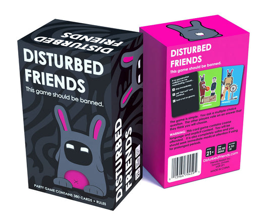 Disturbed Friends Adult Novelty Tabletop Party Card Game 21Y+