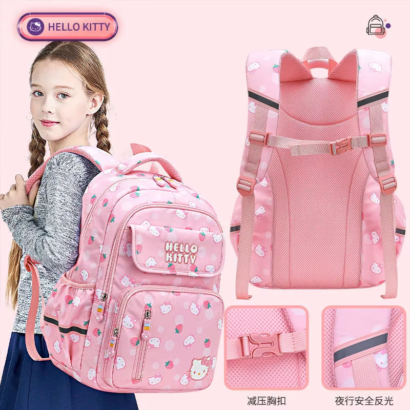 Cinnamoroll Children'S Schoolbag Primary School Student Girls' Spine Protection Burden Reduction Girls' Backpack School Backpack