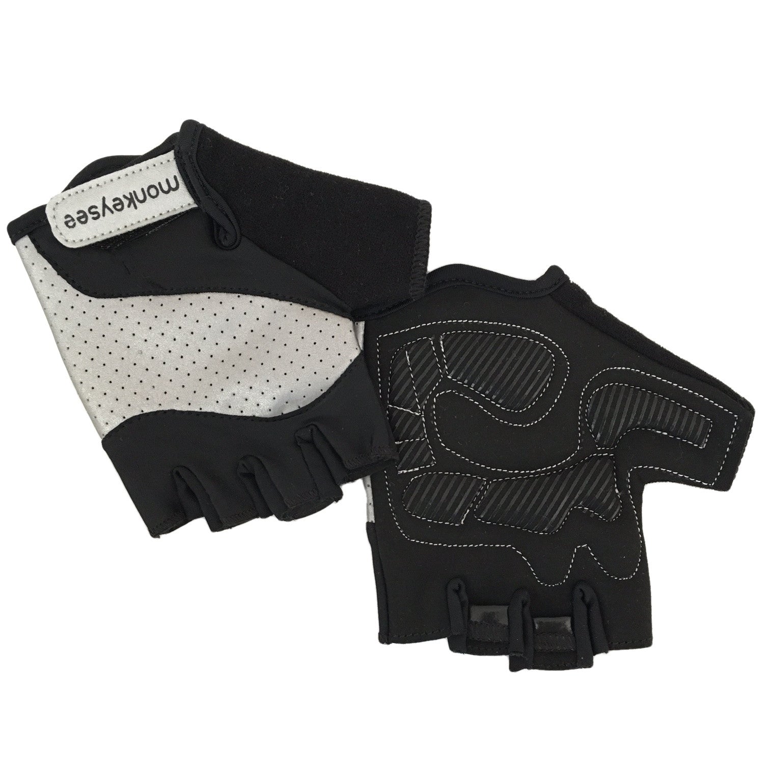 Women's Reflective Cycling Gloves-2