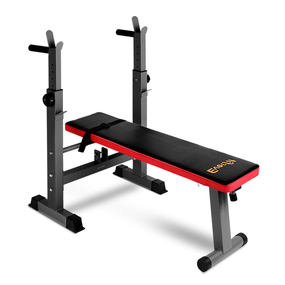 Everfit Multi-Station Weight Bench Press Weights Equipment Fitness Home Gym Red-0