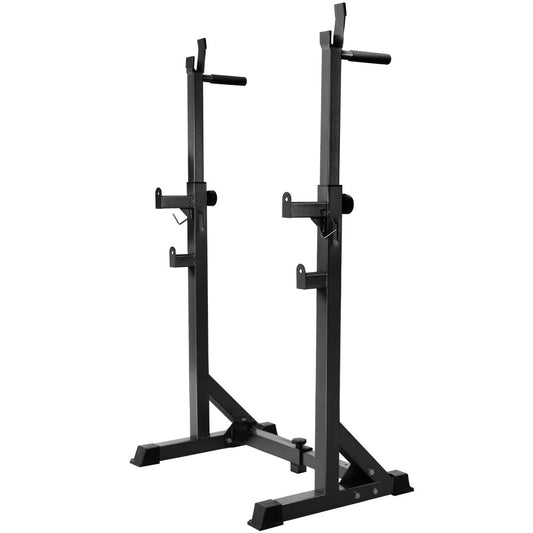 Everfit Squat Rack Pair Fitness Weight Lifting Gym Exercise Barbell Stand-0