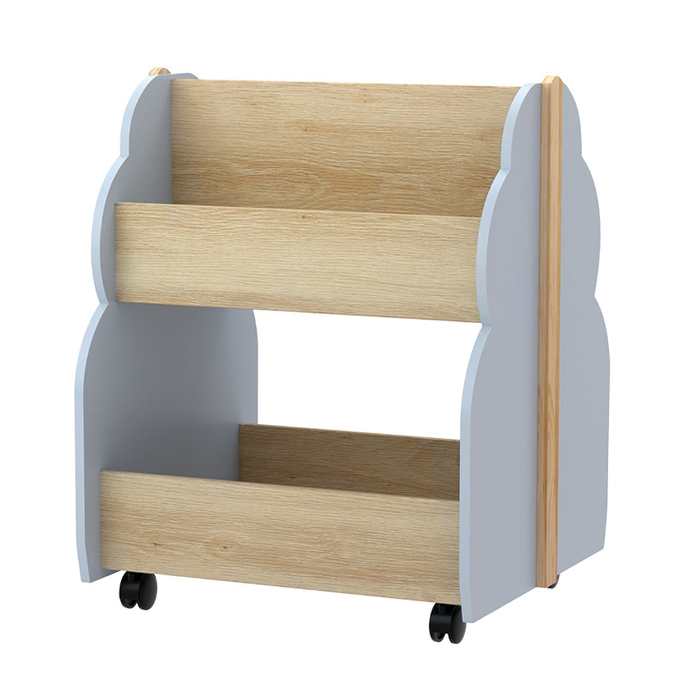 Keezi Kids Toy Box Bookshelf Storage Bookcase Organiser Display Shelf-0