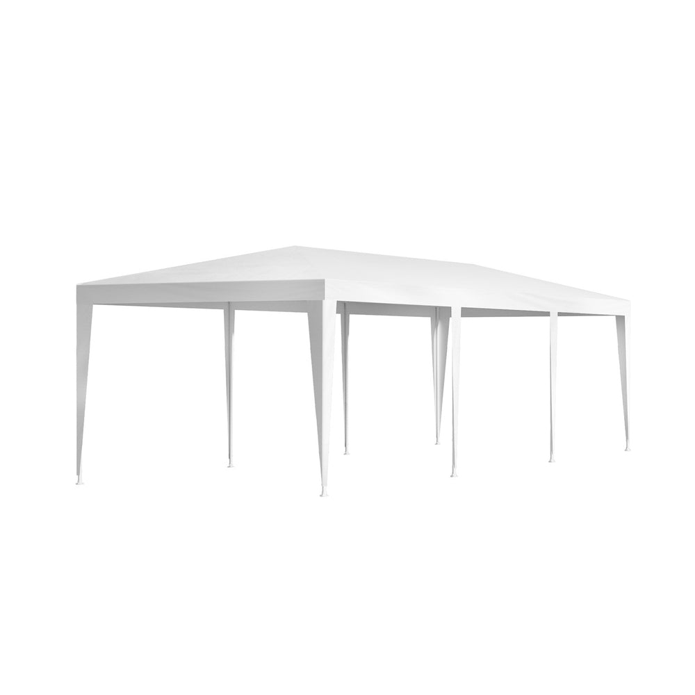 Instahut Gazebo 3x9 Wedding Party Marquee Tent Outdoor Event Camping Shade White-0