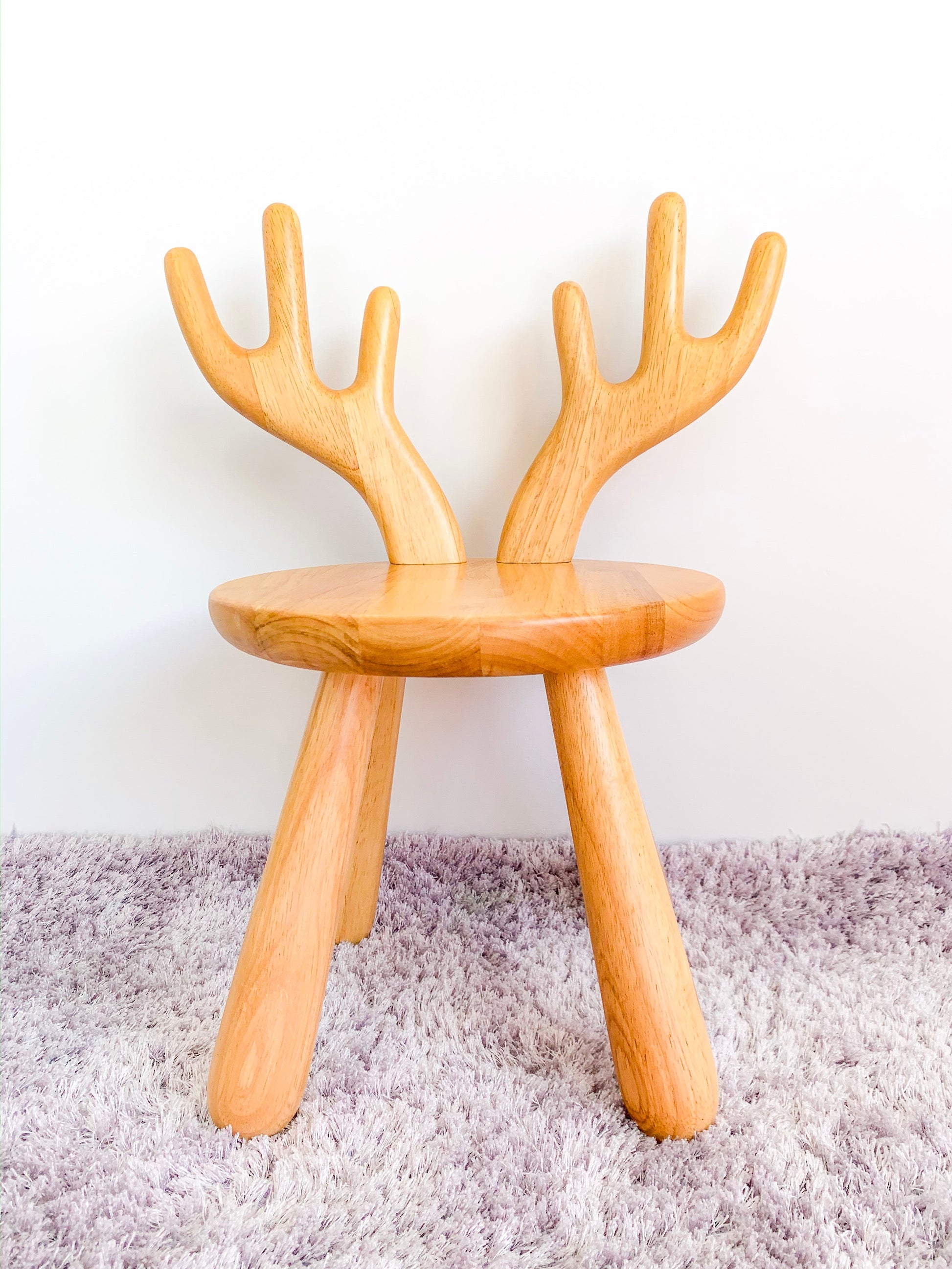 Solid Wood Kids Furniture Zoo Moose Chair-0