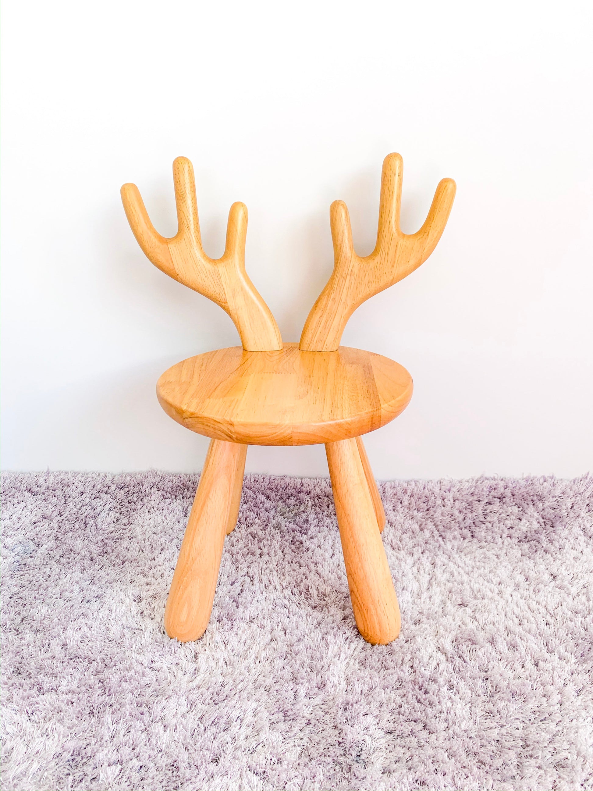 Solid Wood Kids Furniture Zoo Moose Chair-1