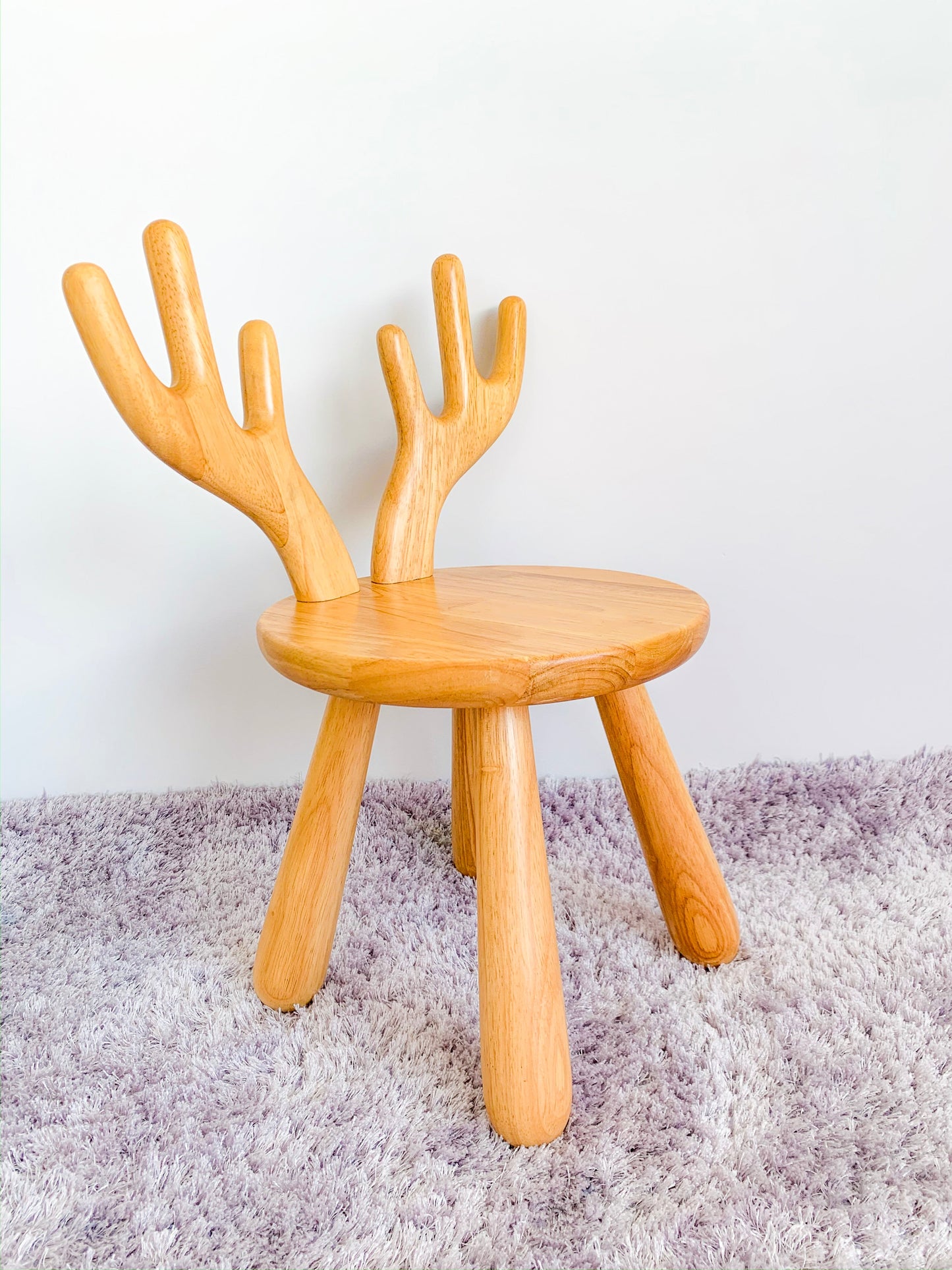 Solid Wood Kids Furniture Zoo Moose Chair-3