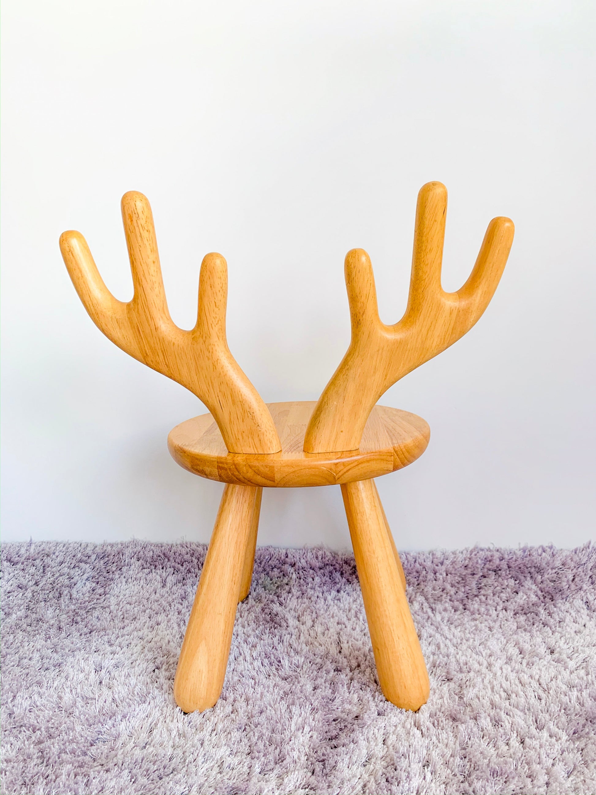 Solid Wood Kids Furniture Zoo Moose Chair-4