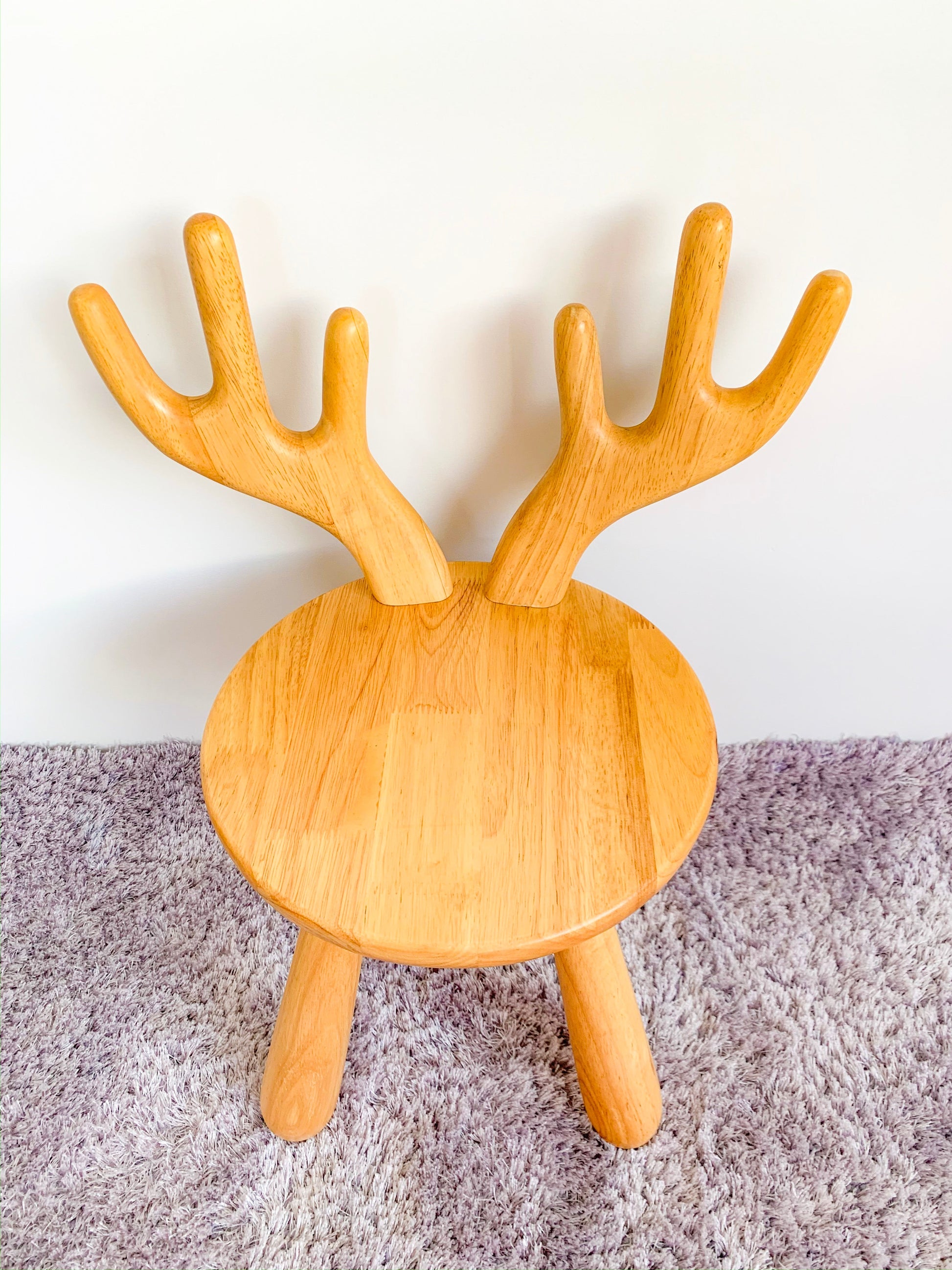 Solid Wood Kids Furniture Zoo Moose Chair-2