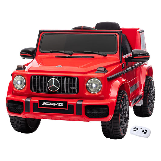 Kids Ride On Car Electric Mercedes-Benz Licensed Toys 12V Battery Red Cars AMG63-0