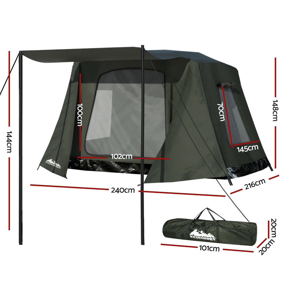 Weisshorn Camping Tent Instant Up 2-3 Person Tents Outdoor Hiking Shelter-1