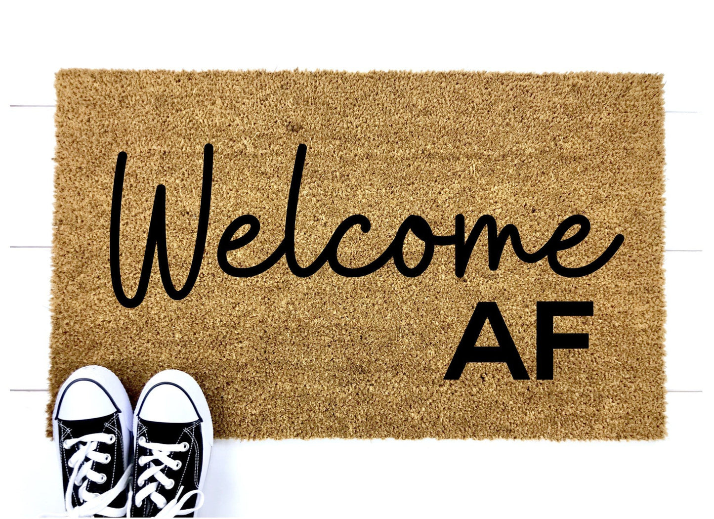 Welcome AF Doormat-0