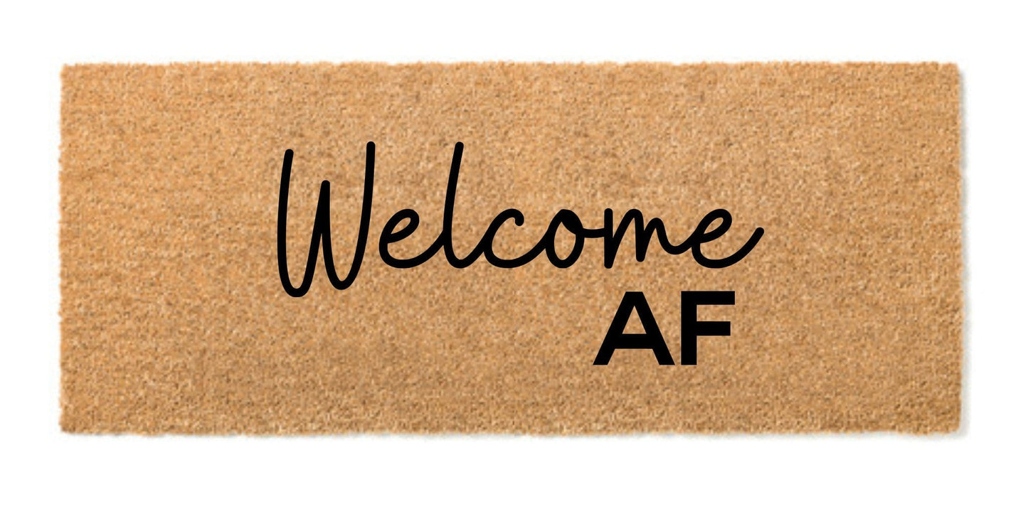 Welcome AF Doormat-4