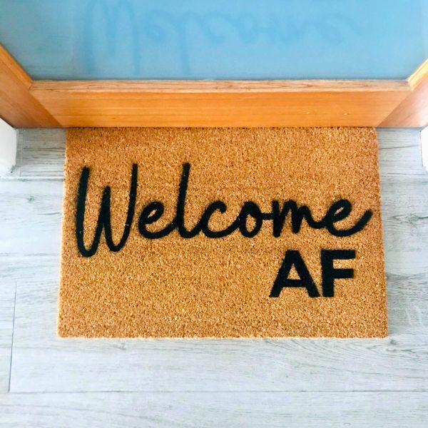 Welcome AF Doormat-3