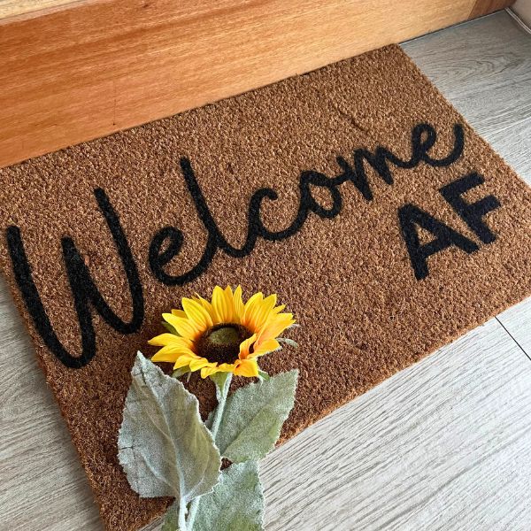 Welcome AF Doormat-2