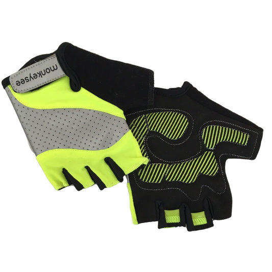 Women's Reflective Cycling Gloves-0