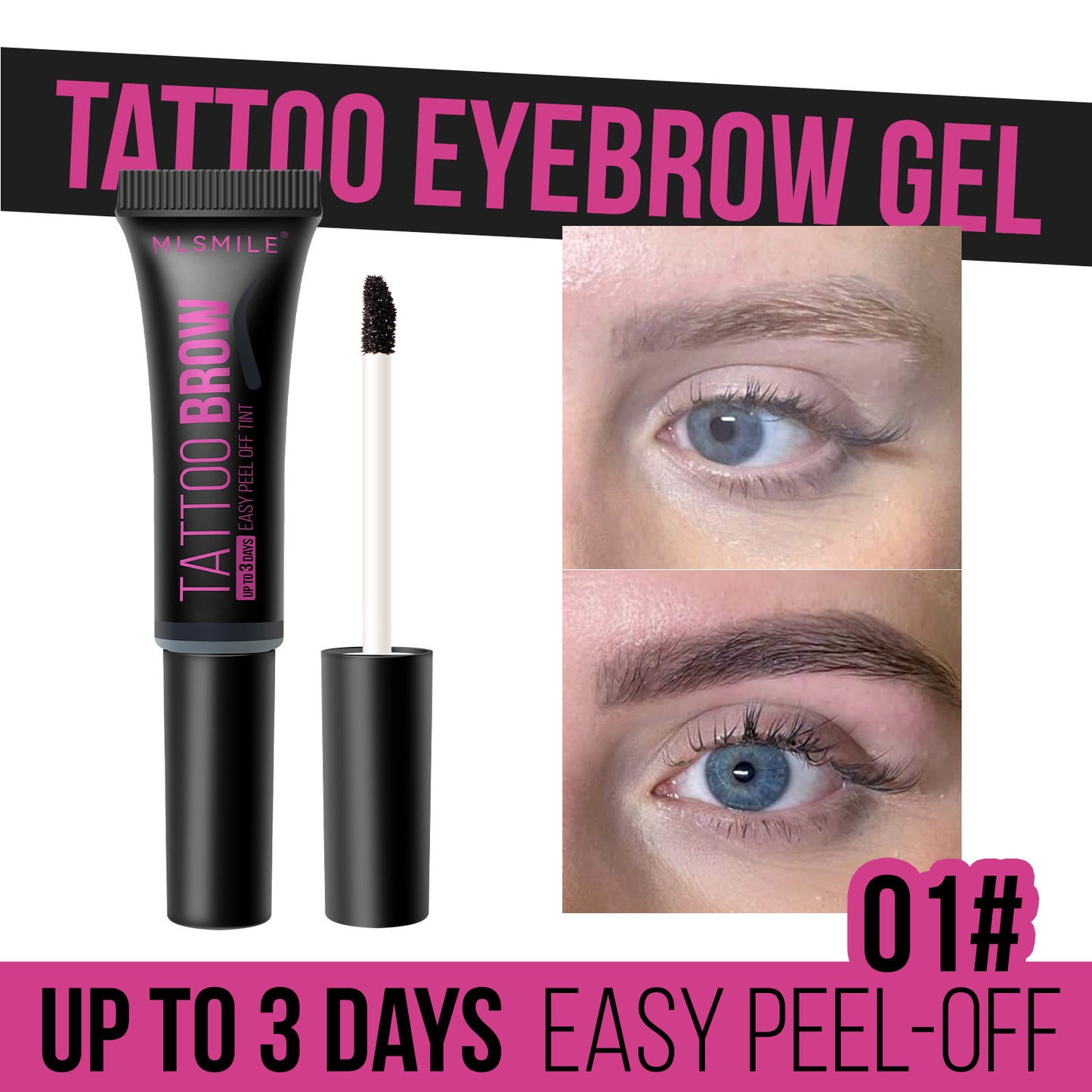 Tear And Pull Eyebrow Gel