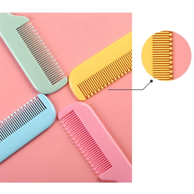 Baby Hair Brush & Comb Set Children Hair Brush Soft Nylon Bristle Cradle Caps Hair Brush for Toddler Infant Massage