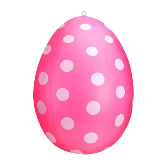 16 Inch Giant Egg Easter Inflatable Ball Outdoor Inflatable Easter Ornament Home Garden Easter Decoration 2024