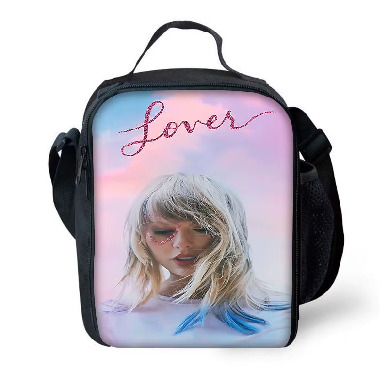 Singer Child School Backpack with Lunch Bags ,Pencil Bags ,School Bags for Swifts Boys Girls Best Gift T-Taylors