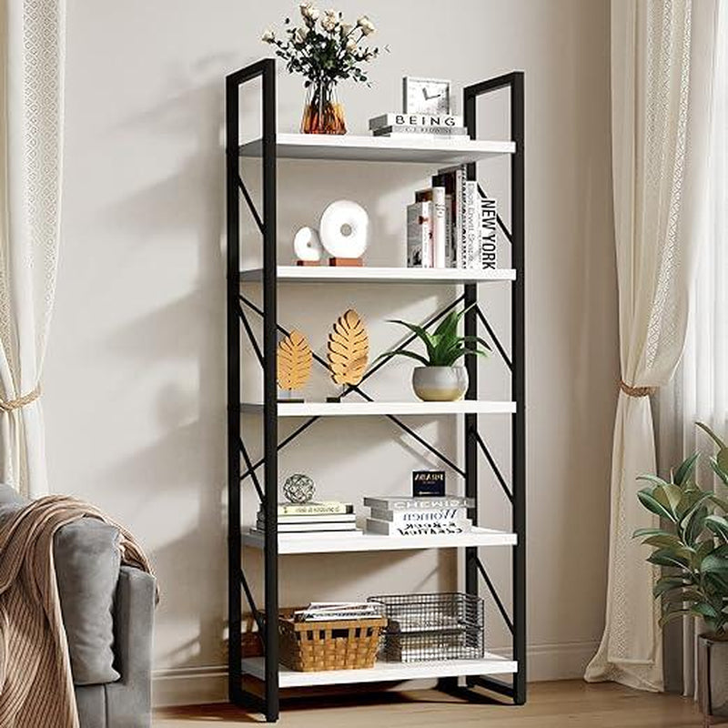 YITAHOME Storage Shelf - 5 and 6 Tiers Open Bookshelf for Home Office, Living Room, Bedroom, Study Room, Open Display Storage Rack Shelves for Kitchen, Holder Organizer for Books and Movies