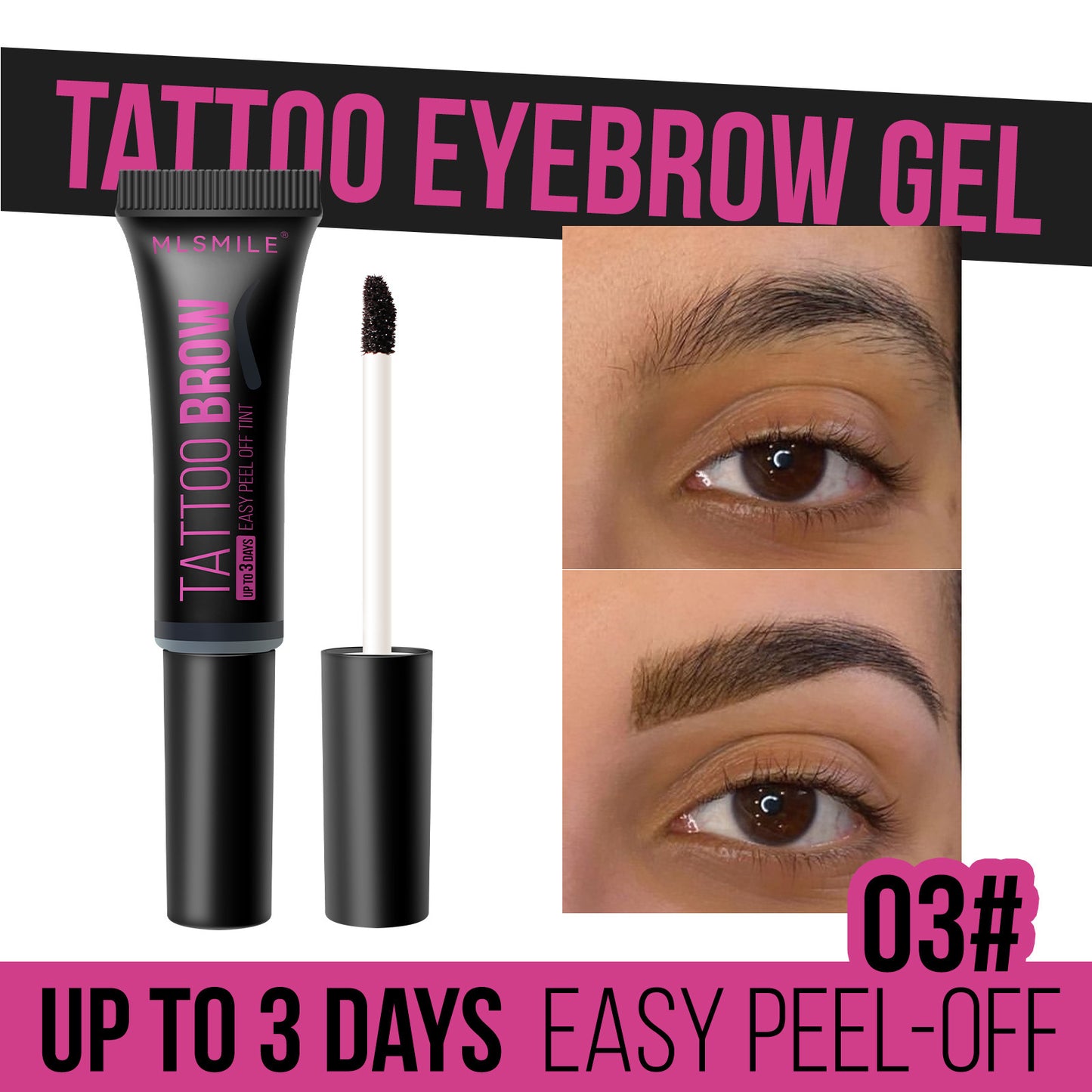 Tear And Pull Eyebrow Gel