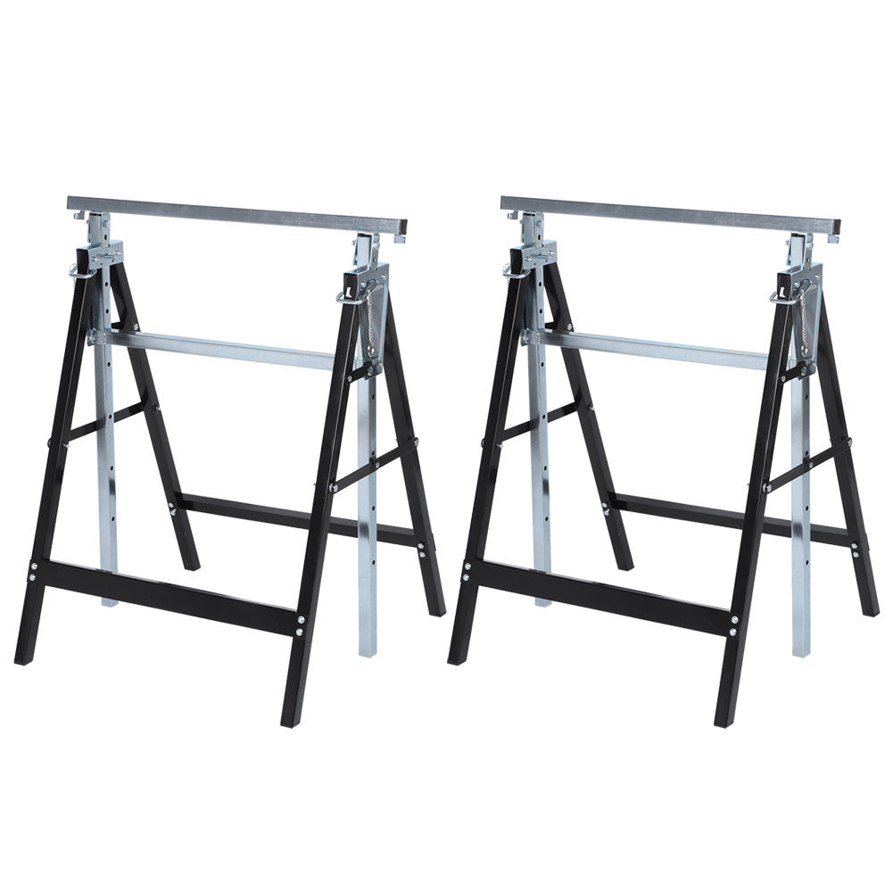 2Pcs/Set Height Adjustable Detachable Folding Lifting Bracket Frame Support for Work Table