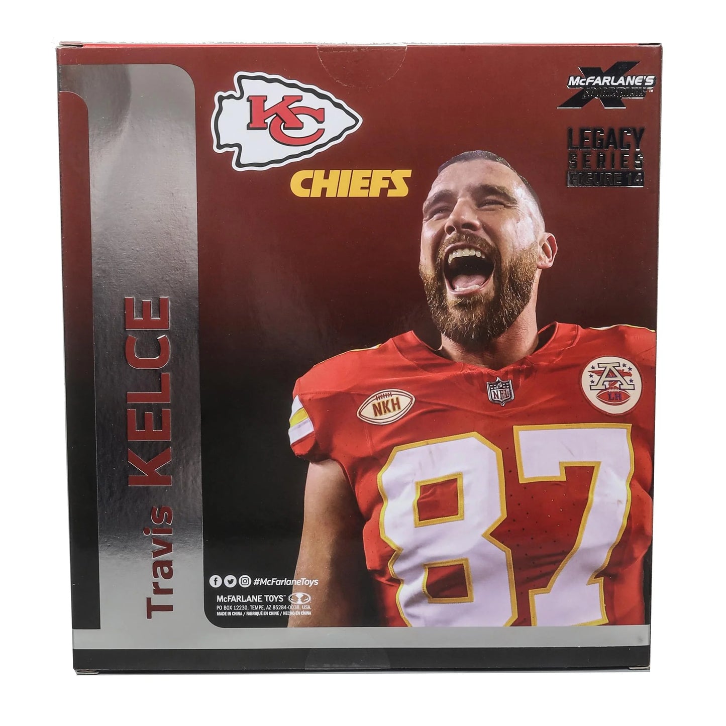 Kansas City Chiefs NFL Travis Kelce Mcfarlane Action Figure