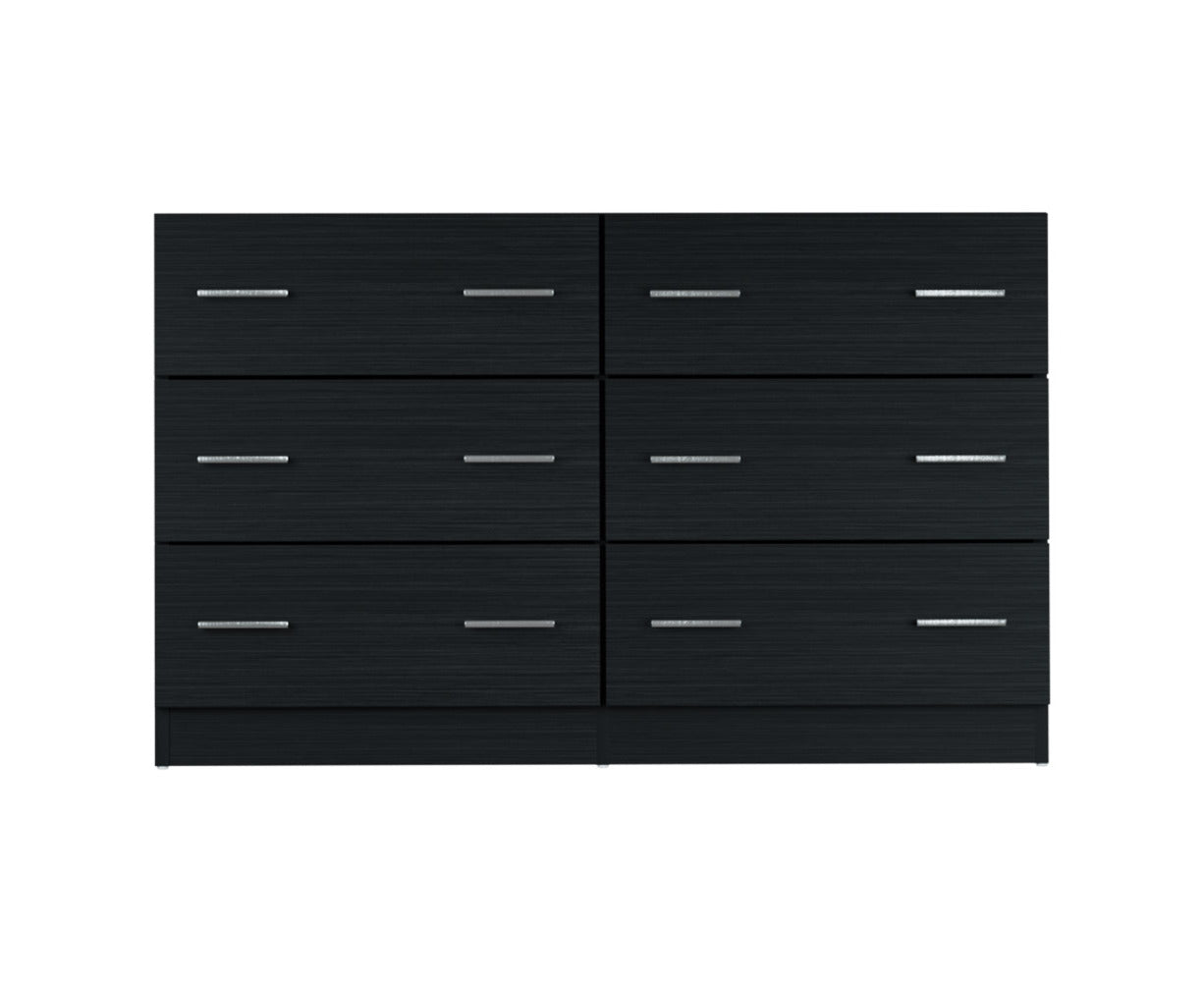 6 Chest of Drawers - VEDA Black