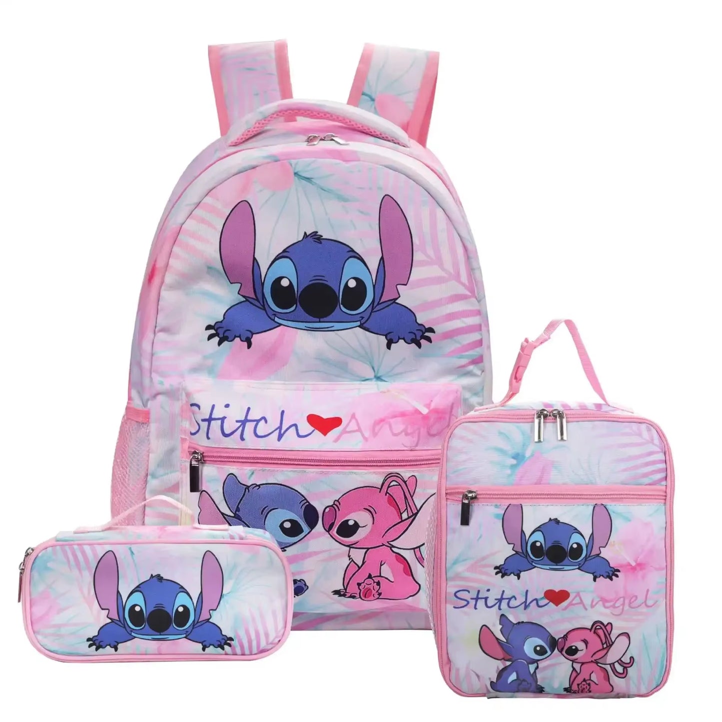 Stitch Primary School Bag Children'S Cartoon Backpack Backpack Boys Girls Anime Kawaii Cartoon School Bag Mochila