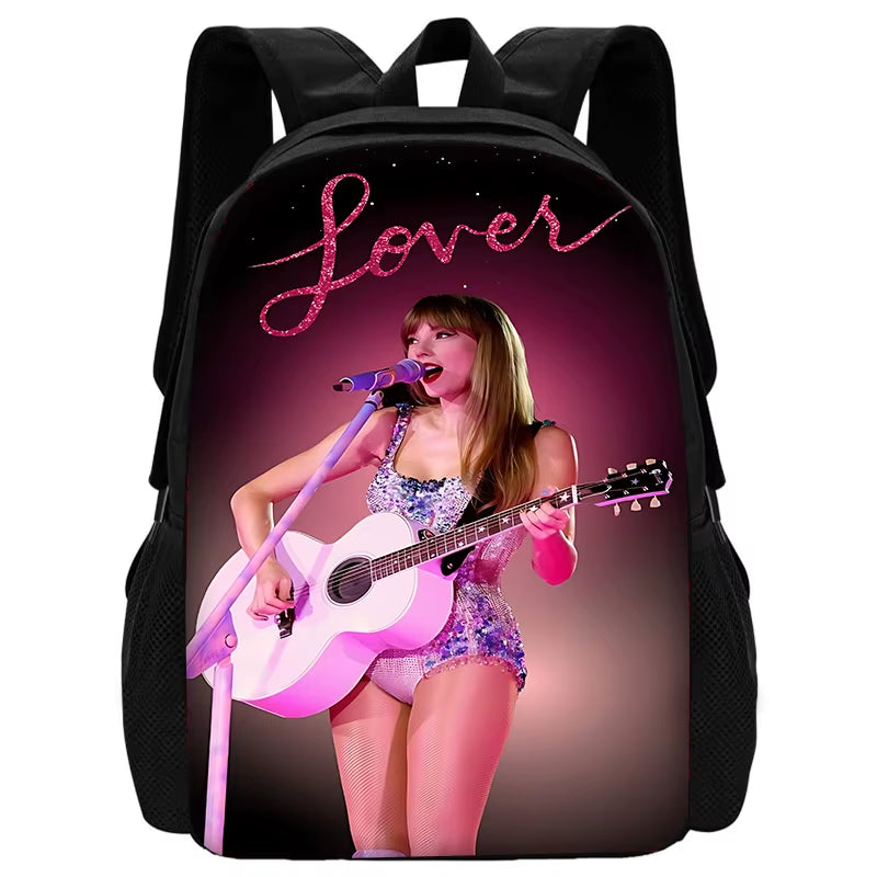 Singer Child School Backpack with Lunch Bags ,Pencil Bags ,School Bags for Swifts Boys Girls Best Gift T-Taylors