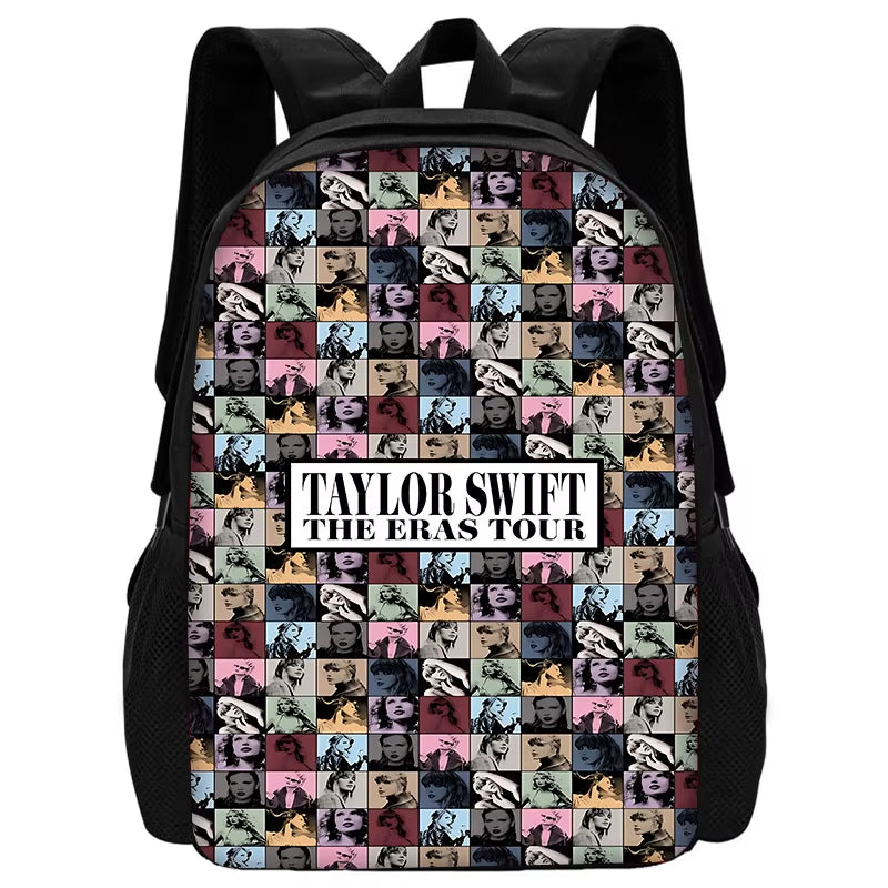 Singer Child School Backpack with Lunch Bags ,Pencil Bags ,School Bags for Swifts Boys Girls Best Gift T-Taylors