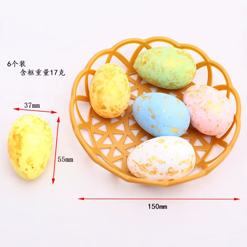 2024 Non-Woven Fabric Easter Basket Kids Color Eggs Bucket Welcome Spring Insect Butterfly Parti Bunny Easter Party Happy Easter