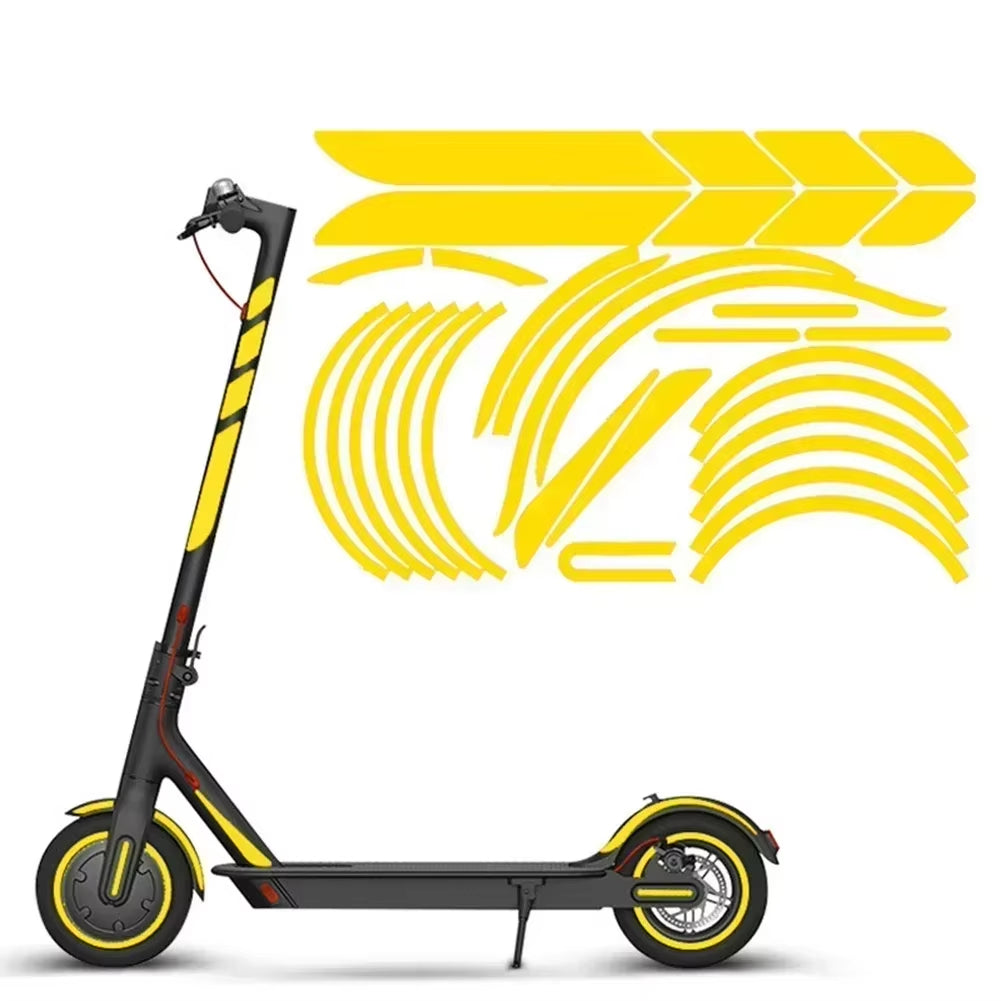 Electric Scooter Reflective Sticker for Body Reflective Stickers Reflector Electric Scooter Accessories