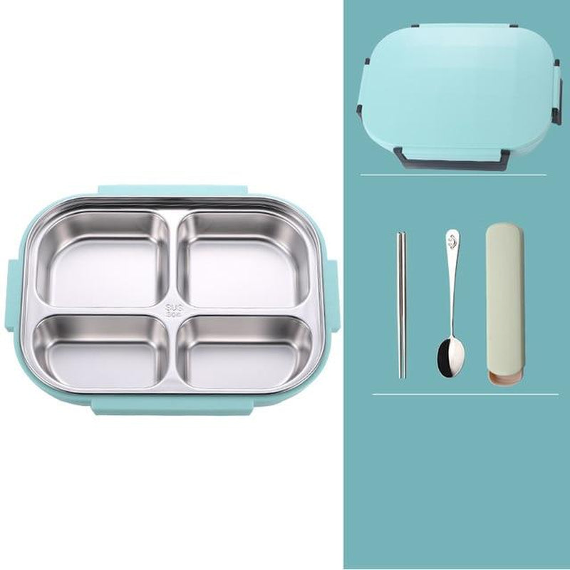 Stylish Leakproof Japanese Style Stainless Steel Lunch Box