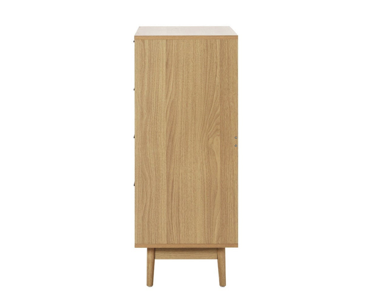 4 Chest of Drawers - BRIONY Oak