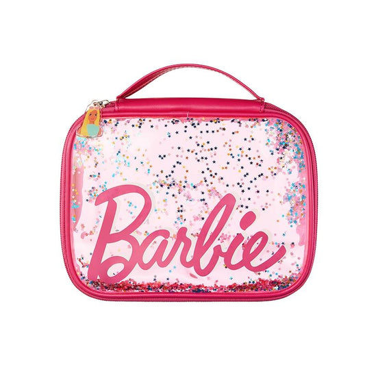 Barbie Meteor Wash Bag Toiletry Bag for Travel Portable Large Capacity PVC Material Waterproof Light Weight with a Handle Makeup Bags Cosmetic Bags Daylight Shiny Series