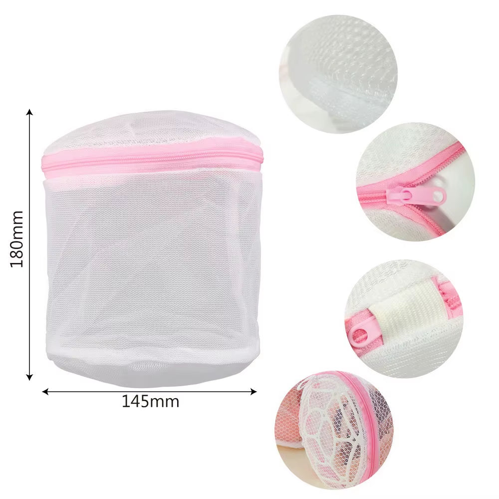 Laundry Bag Underwear Washing Bags Women Lingerie Bra Protector Net Mesh Clothes Sock Organizer Zip Basket Hosiery Saver