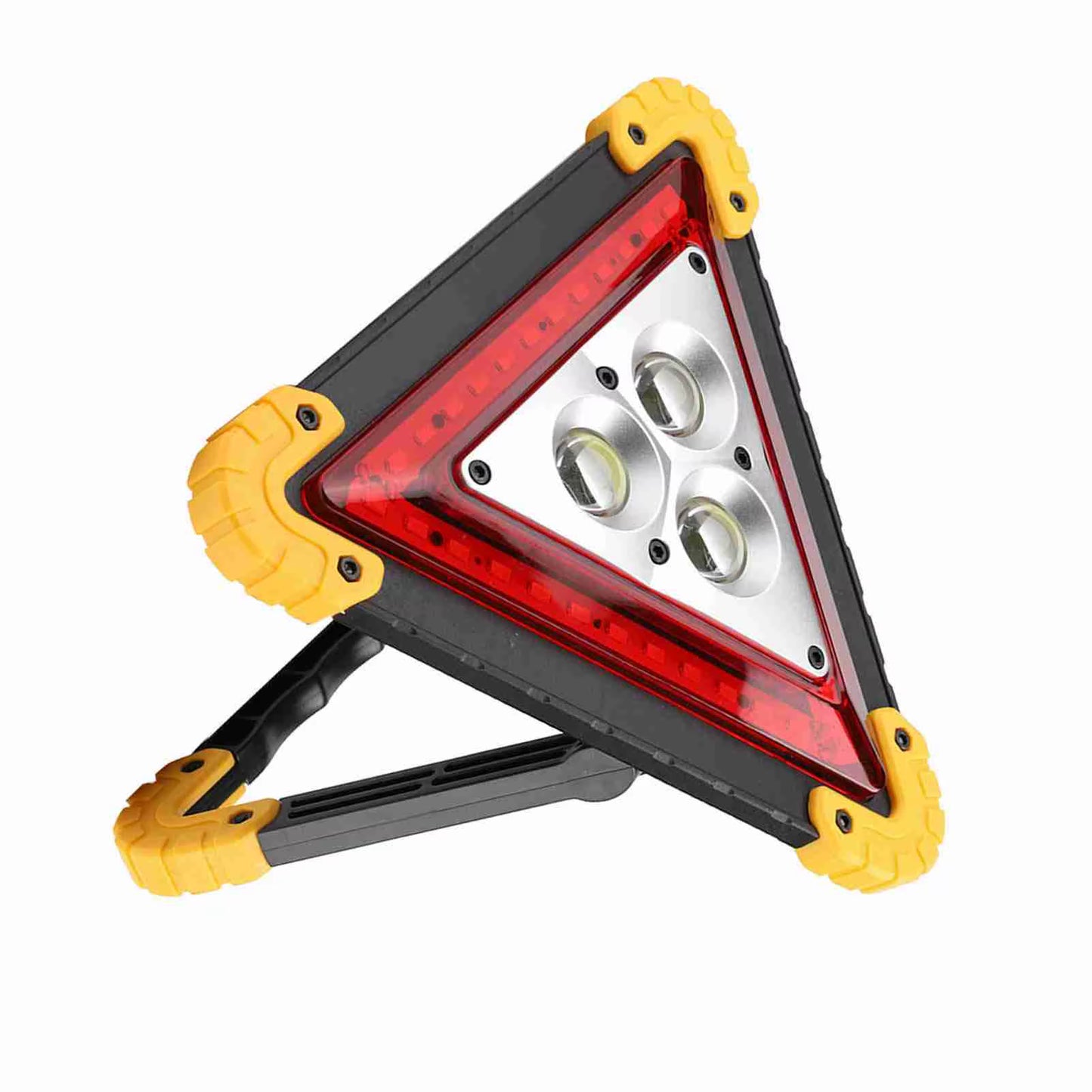 30W Multifunction Car Breakdown Emergency Safety Triangle Stop Sign with Red LED Warning Light LED Triangle Light Car Stop Sign