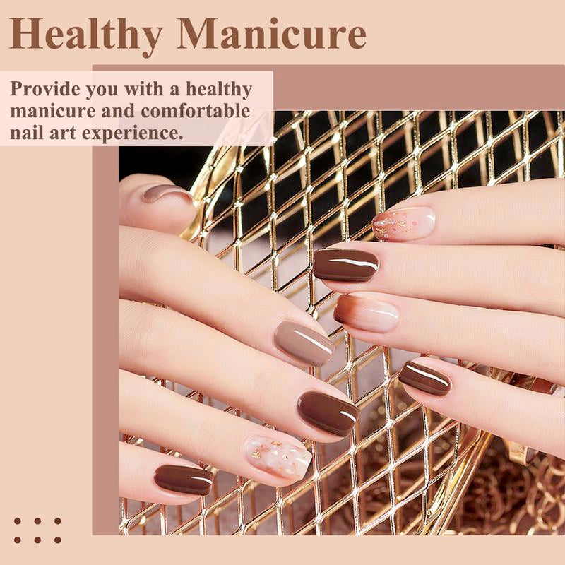 SAVILAND 42PCS Gel Nail Polish Kit, 32 Colors Fall Gel Polish Set Brown Black Glitter Soak off Gel Polish with PH Bond Base Top Matte & Glossy Polish Coat, Manicure Kit for Salon Home Day Gift Women Nail Art Nail Care